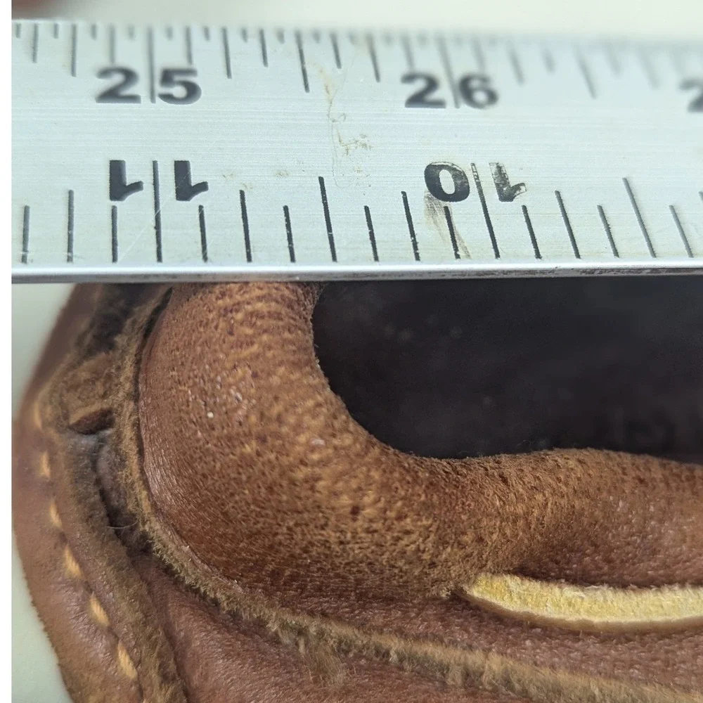 Minnetonka Leather Driving Moccasins Brown Loafers Slip On Driver 10.5